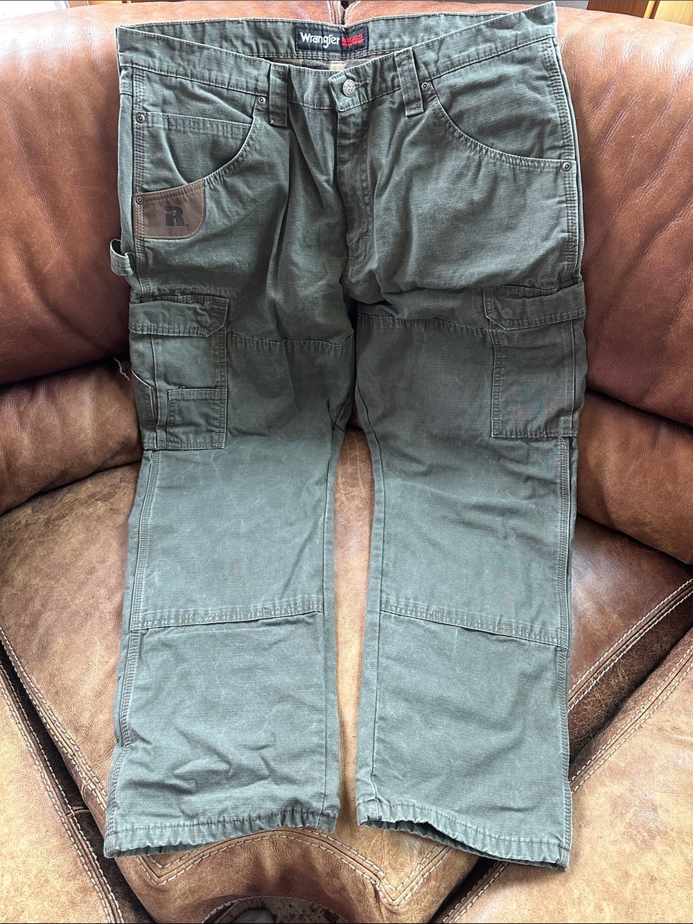 Wrangler RIGGS Ranger Cargo flannel Pant flannel lined / 3W065